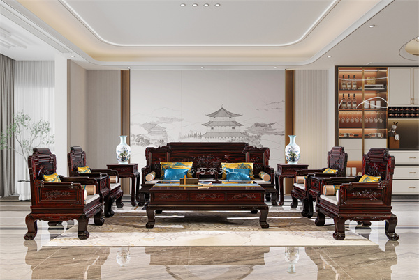 專業(yè)媒體聯(lián)袂測評：巧奪天工紅木《富貴華堂沙發(fā)》值得入手！