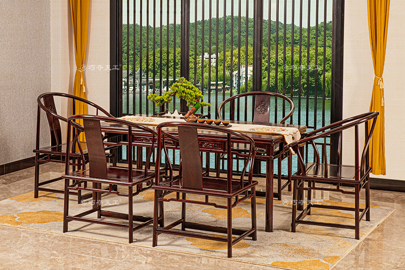 明式圓包圓茶臺(tái)